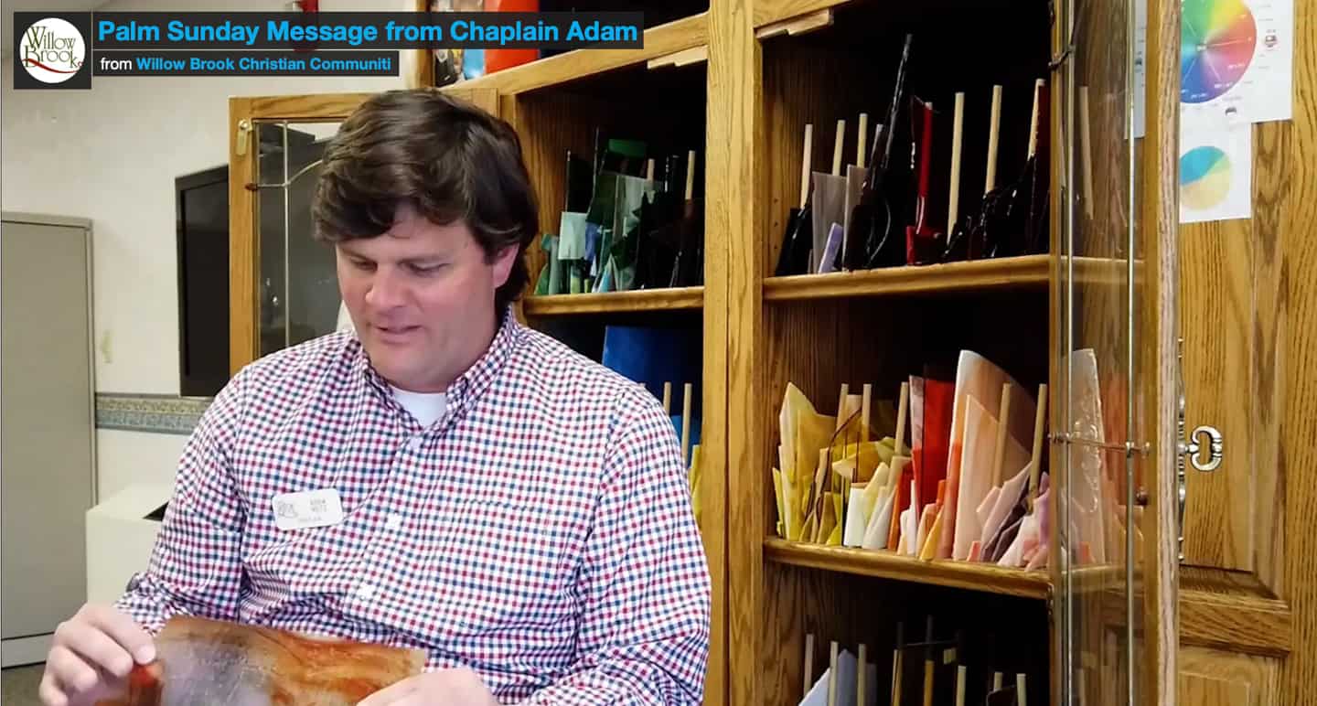 Palm Sunday Message from Chaplain Adam Metz
