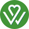 Willow Brook Home icon mark in color, used as a brand short-form identifier for the Columbus, Ohio senior living community.