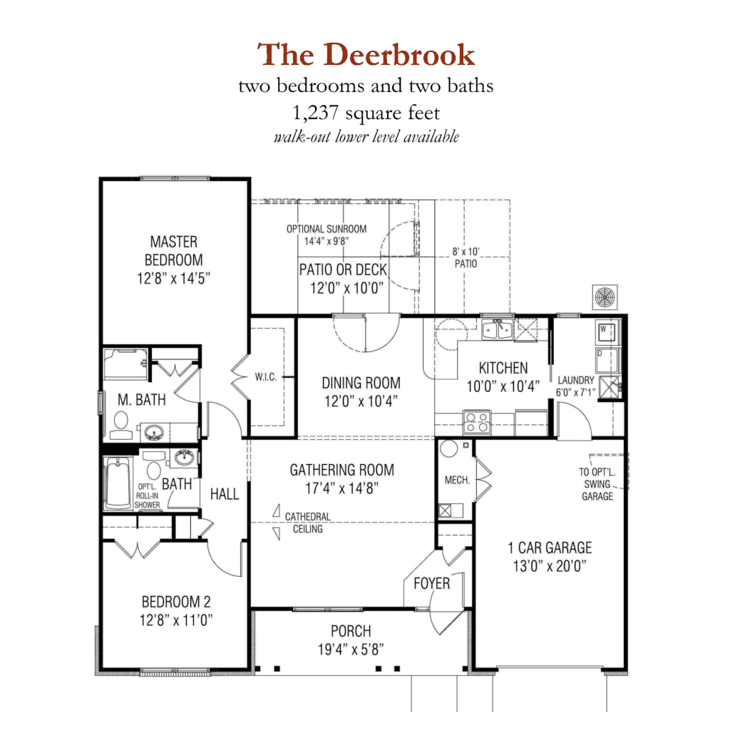 Floor Plans - Willow Brook Christian Communities